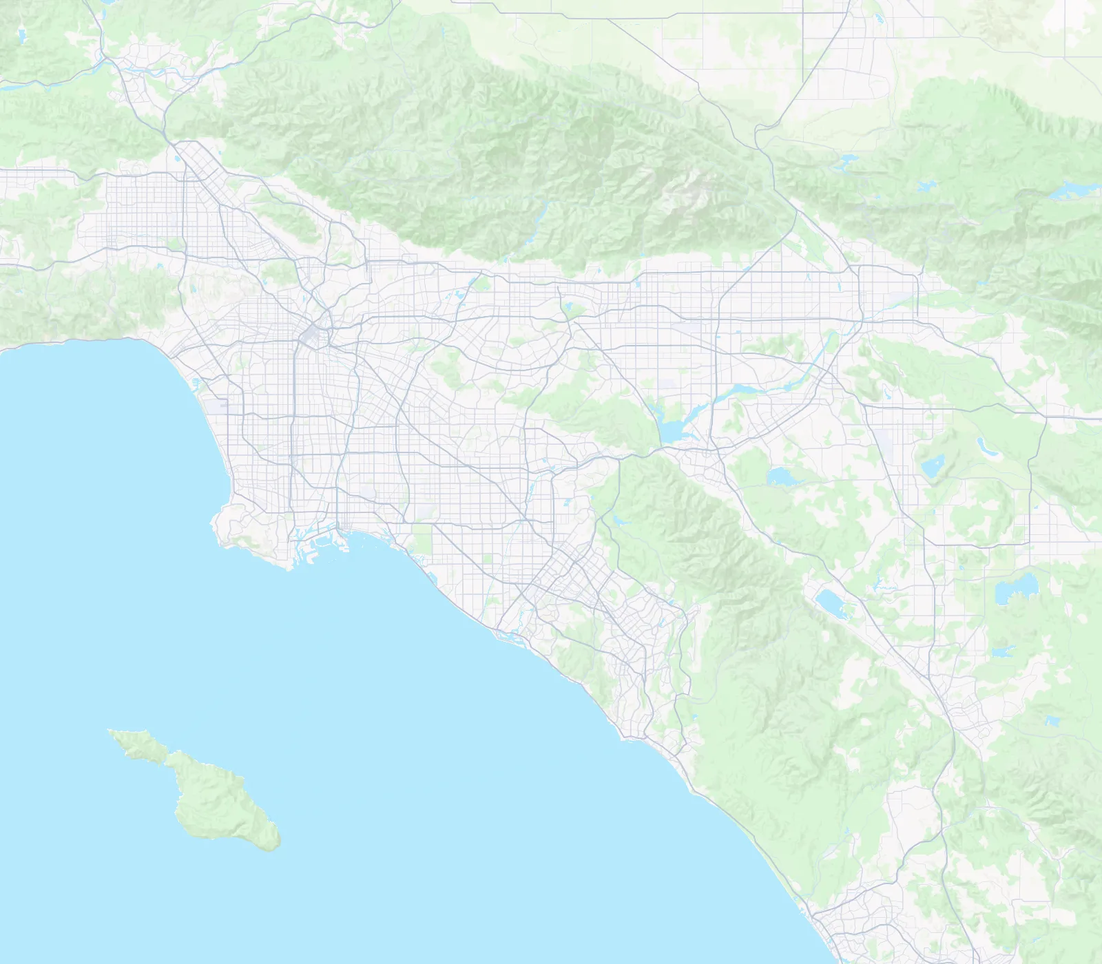 Map of IRFC Southern California clinic locations